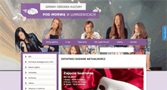 Desktop Screenshot of goklubniewice.pl